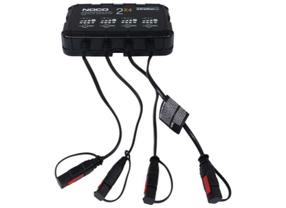 Suncoast Marine and Auto offers NOCO 4-Bank Smart Car Battery Charger, 6V/12V GENIUS2X4