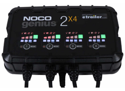 Suncoast Marine and Auto offers NOCO 4-Bank Smart Car Battery Charger, 6V/12V GENIUS2X4