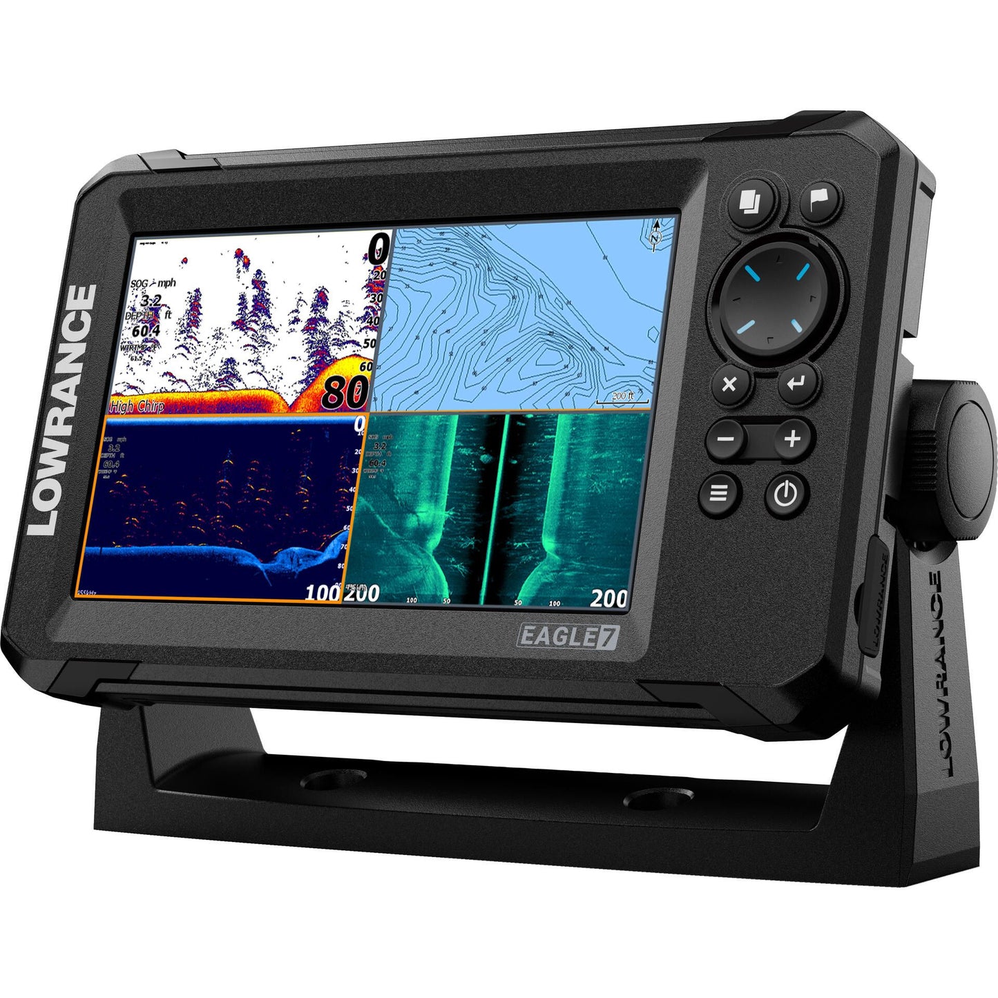 Suncoast Marine and Auto offers Lowrance Eagle 7 w/TripleShot Transducer Discover OnBoard Chart [000-16228-001]