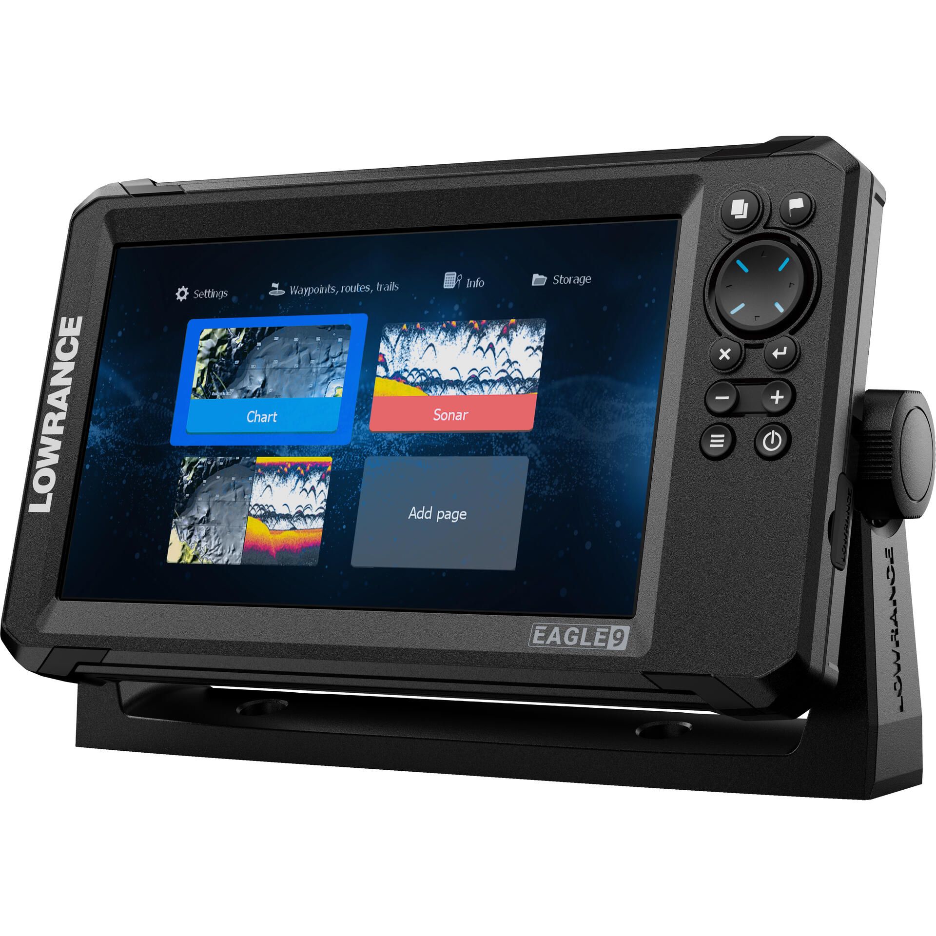 Suncoast Marine Supply offers Lowrance 9" Eagle 9 w/ TripleShot Transducer & OnBoard Charts