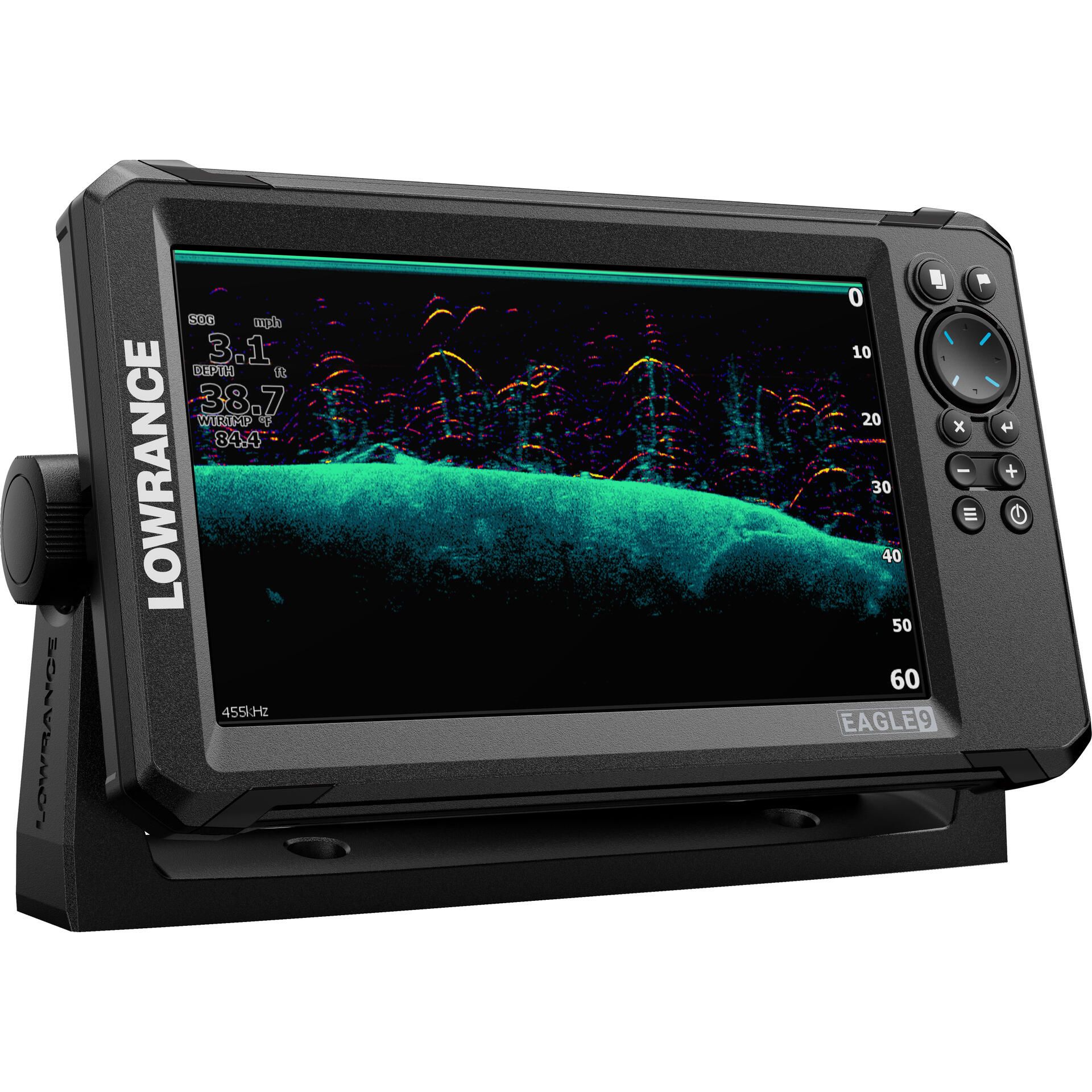 Suncoast Marine and Auto offers Lowrance Eagle 9 w/TripleShot Transducer Inland Charts [000-16126-001]