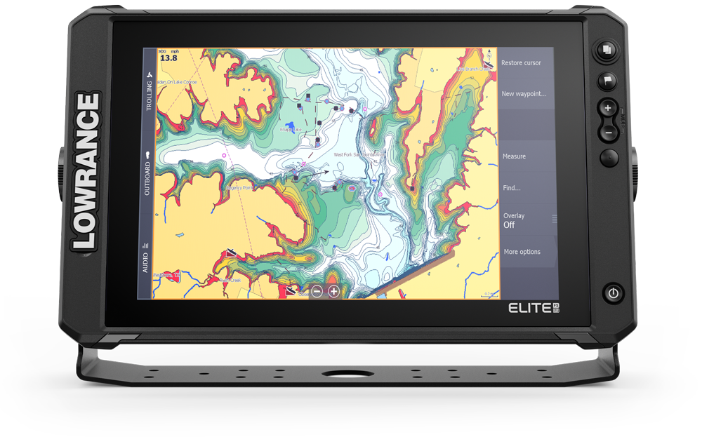 Suncoast Marine Supply offers Lowrance Elite FS 10" Marine Fish Finder Display (No Transducer)