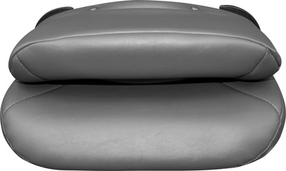TEMPRESS All-Weather High Back Folding Boat Seat (45608) Charcoal and Gray