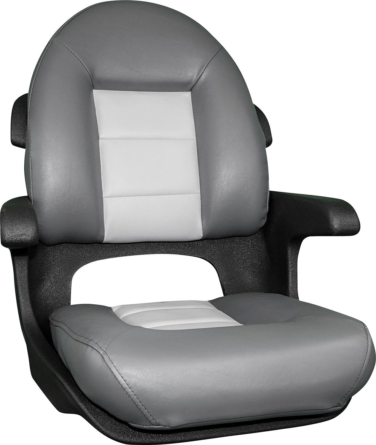 Suncoast Marine and Auto offers TEMPRESS Elite Helm Seat, High Back, Charcoal/Gray (57017) Model #409798