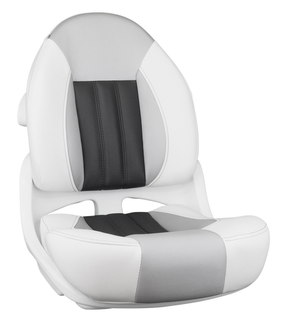 Suncoast Marine and Auto offers Tempress ProBax Captain Boat Seat, White & Gray (68150)