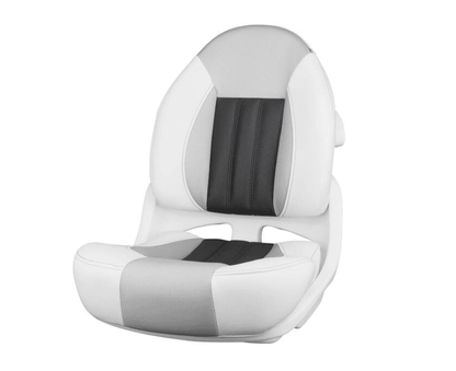 Suncoast Marine and Auto offers Tempress ProBax Captain Boat Seat, White & Gray (68150)