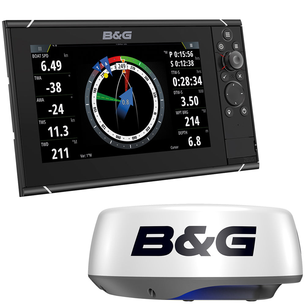 Suncoast Marine and Auto offers BG Zeus 3S 12 Combo Multi-Function Sailing Display + HALO20+ Radar Dome (000-15562-002)