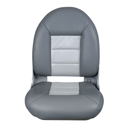 Suncoast Marine and Auto offers TEMPRESS Navistyle High Back Folding Boat Seat (54907) Charcoal/Gray (9409814)