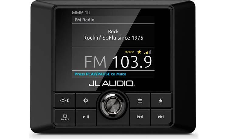 Suncoast Marine and Auto offers JL Audio Wired Remote Controller for MediaMaster Source Unit (LCD Display) (MMR-40)