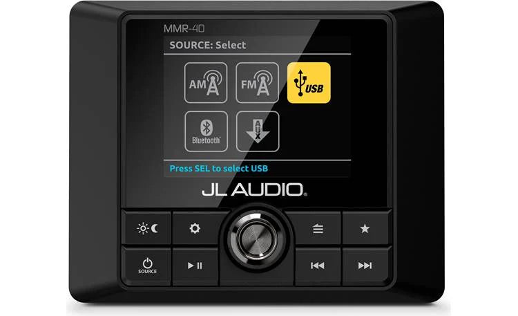 Suncoast Marine and Auto offers JL Audio Wired Remote Controller for MediaMaster Source Unit (LCD Display) (MMR-40)