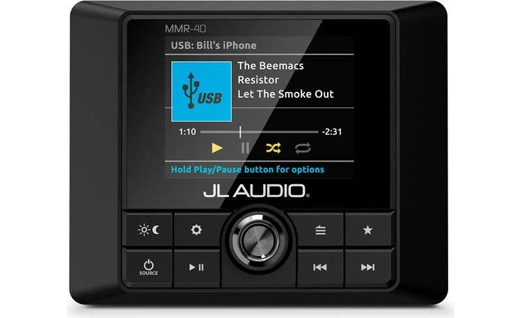 Suncoast Marine and Auto offers JL Audio Wired Remote Controller for MediaMaster Source Unit (LCD Display) (MMR-40)
