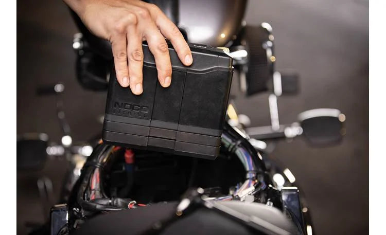 Suncoast Marine and Auto offers NOCO Lithium 12V Lithium Powersport Battery Group 20 battery 7Ah and 600-amps NLP20