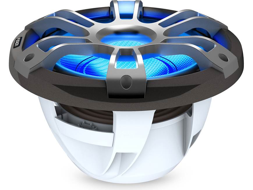 Suncoast Marine Supply offers Fusion Signature Series 3i 10" CRGBW Grey Sports Subwoofer (010-02774-11)