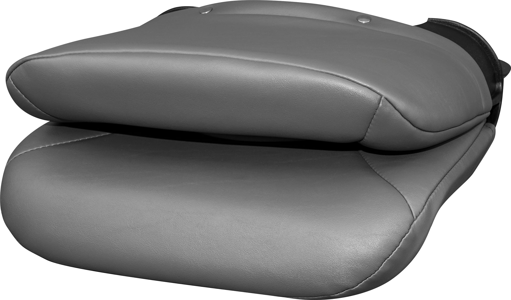 TEMPRESS All-Weather High Back Folding Boat Seat (45608) Charcoal and Gray