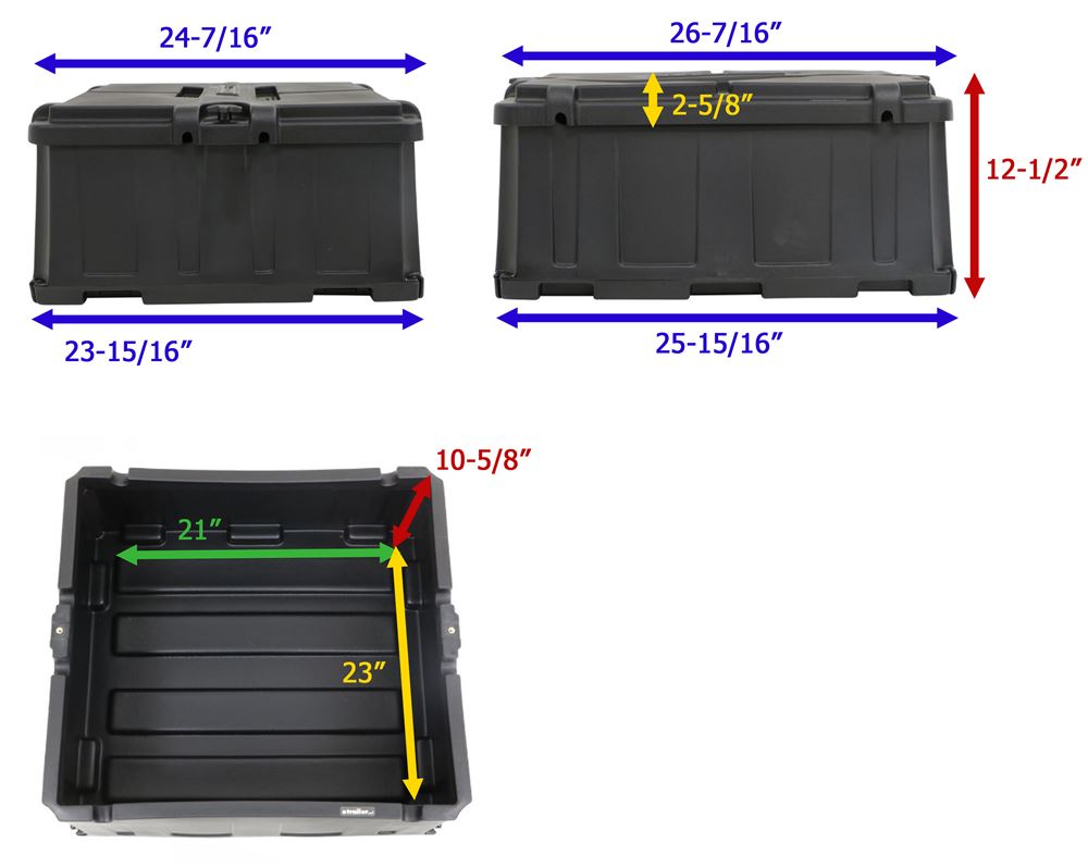 Suncoast Marine Supply offers NOCO HM485 Dual 8D Commercial Grade Battery Box