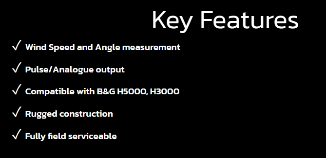 Suncoast Marine and Auto offers BG 213 Wind Sensor/Masthead Unit Only (213-00-002) key features