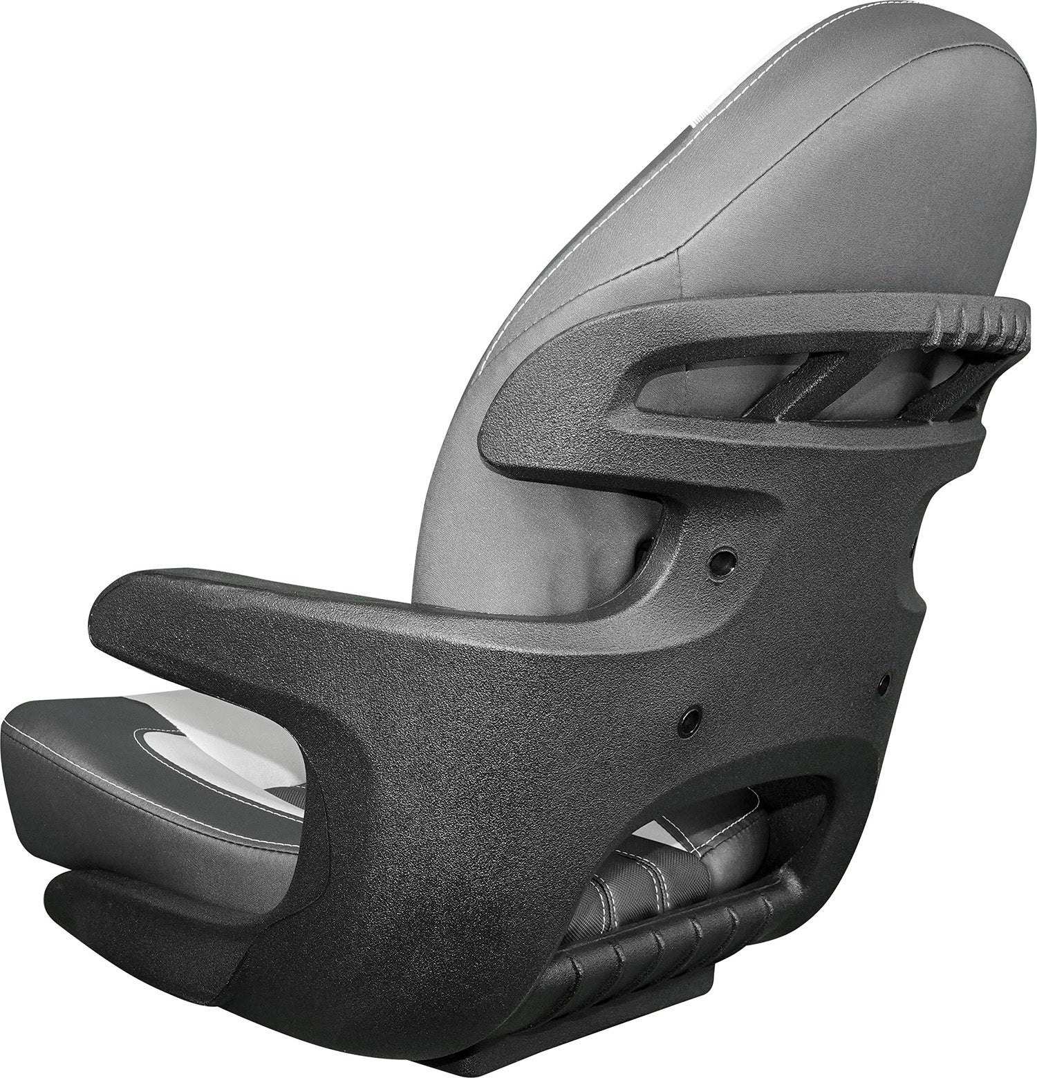 Tempress ProBax Captain’s Series Turning Boat Seat w/ Arms (Model 68352, Charcoal and Gray)