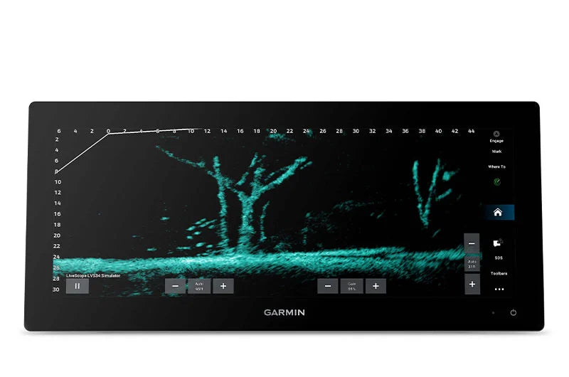 Suncoast Marine and Auto offers Garmin GPSMAP 1543xsv 15" Ultrawide Combo GPS/Fishfinder GN+ (Sonar + Mapping)