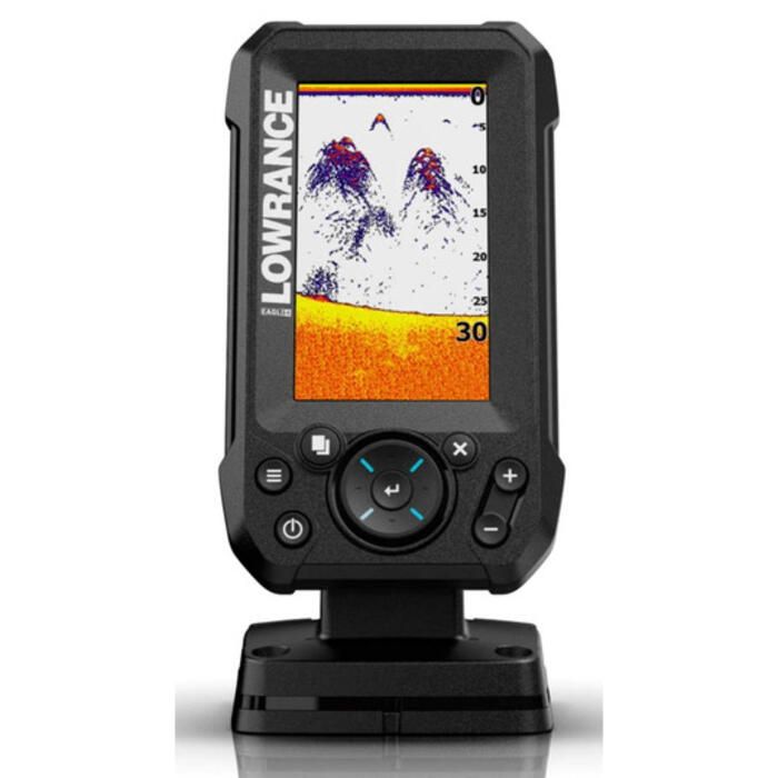 Suncoast Marine Supply offers Lowrance Eagle 4x Sonar Fish Finder with Bullet Skimmer Transducer