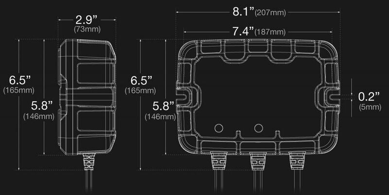 Suncoast Marine Supply offers NOCO GENPRO10X2 Onboard Marine Battery Charger