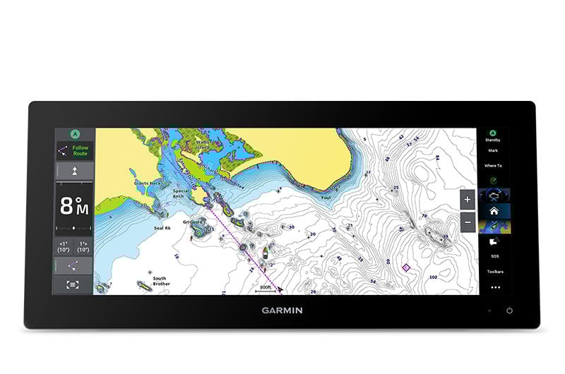 Suncoast Marine and Auto offers Garmin GPSMAP 1543xsv 15" Ultrawide Combo GPS/Fishfinder GN+ (Sonar + Mapping)