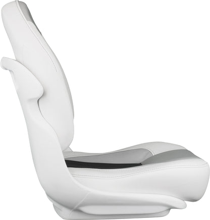 Suncoast Marine and Auto offers Tempress ProBax Captain Boat Seat, White & Gray (68150)