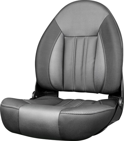 TEMPRESS ProBax Folding Boat Seat (68472) Black and charcoal