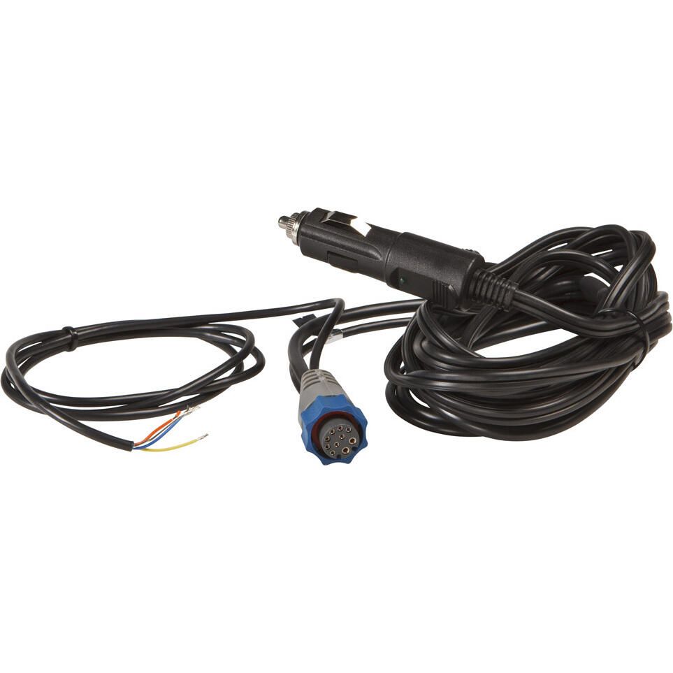 Cigarette Lighter Power Cable (CA-8) (000-0119-10) The CA-8 Cigarette Lighter Blue Connector Power Adapter allows Lowrance displays 5" and up to be powered from a cigarette lighter socket. Easy to use and fits any 12 Volt CLA receptacle.