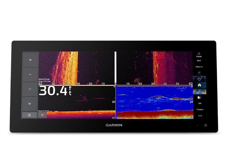 Suncoast Marine and Auto offers Garmin GPSMAP 1543xsv 15" Ultrawide Combo GPS/Fishfinder GN+ (Sonar + Mapping)