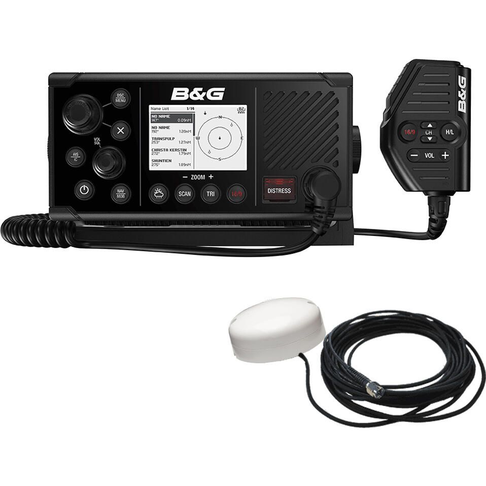 Suncoast offers BG V60-B VHF Marine Radio with DSC, AIS (Receive and Transmit) GPS-500 GPS Antenna (000-14819-001)
