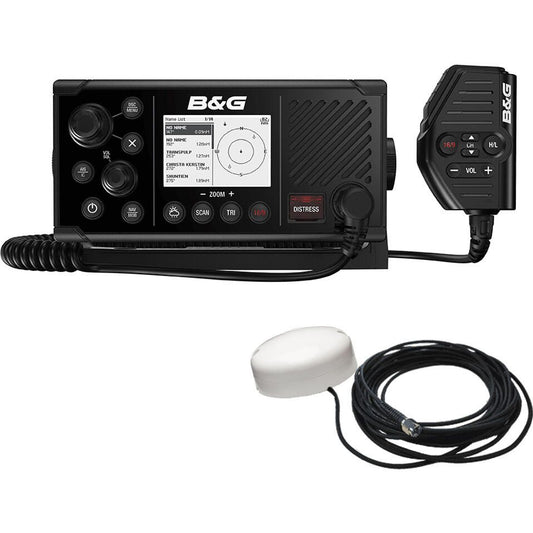 Suncoast offers BG V60-B VHF Marine Radio with DSC, AIS (Receive and Transmit) GPS-500 GPS Antenna (000-14819-001)