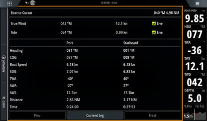 Suncoast Marine and Auto offers BG Zeus™ 3S 16 - 16 inch Multi-Function Sailing Display (000-15410-001)