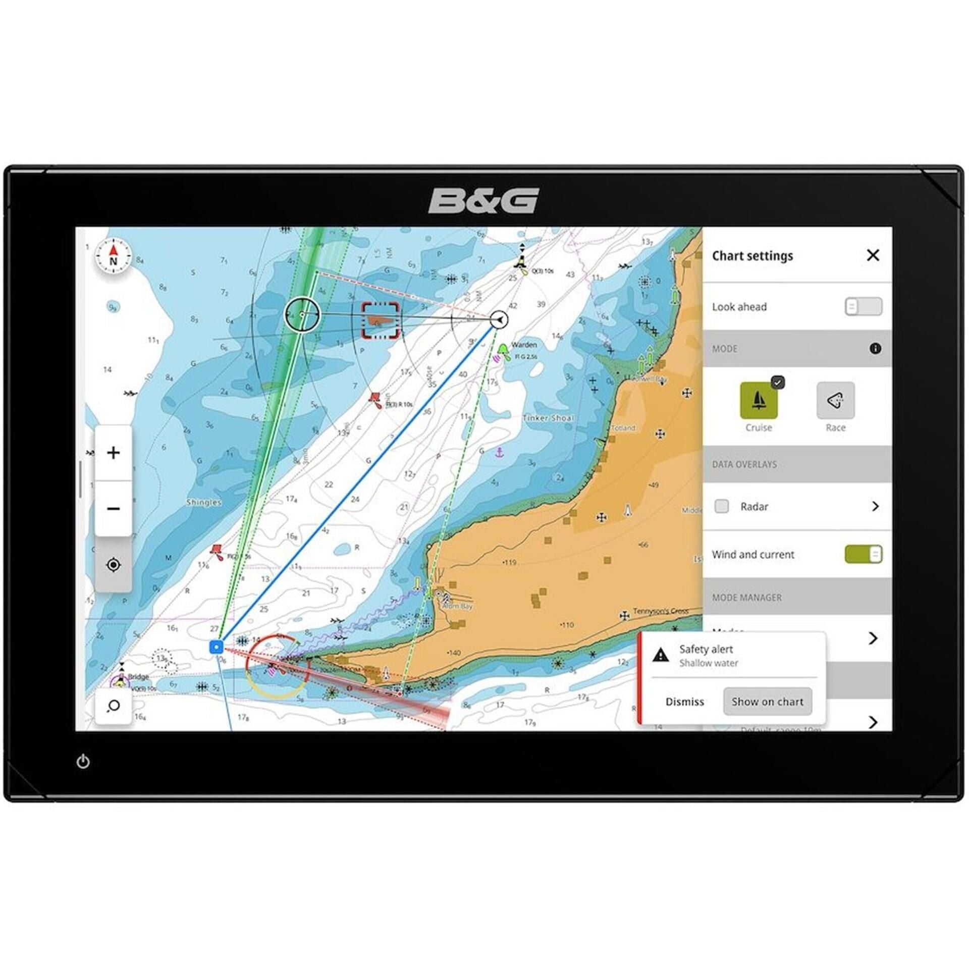 Suncoast Marine Supply offers B&G Zeus S 12" Multifunction Sailing Display with C-MAP Charts (No Transducer)